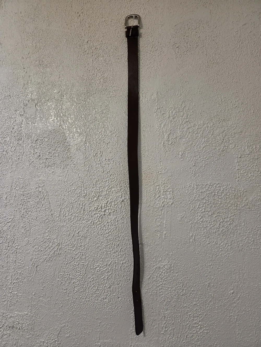 Classic Brown Genuine Leather Wall Strap Decor - Small